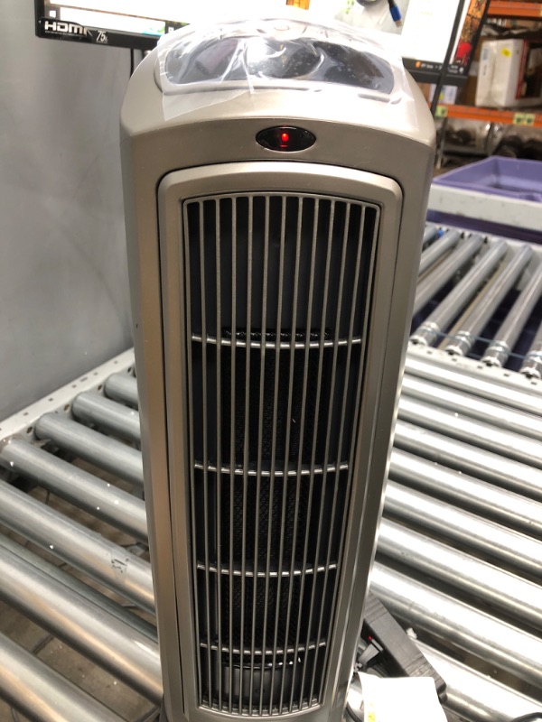 Photo 2 of Lasko 1500W Digital Ceramic Space Heater with Remote, 755320, Silver