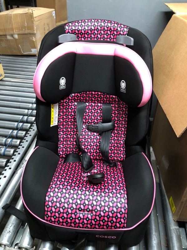 Photo 2 of Cosco Empire All-in-One Convertible Car Seat, Extended Use All-in-One Car Seat: Rear-Facing 5-40 pounds, Forward-Facing Harness 22-50 pounds, and Belt-Positioning 40-80 pounds, Spring Petals