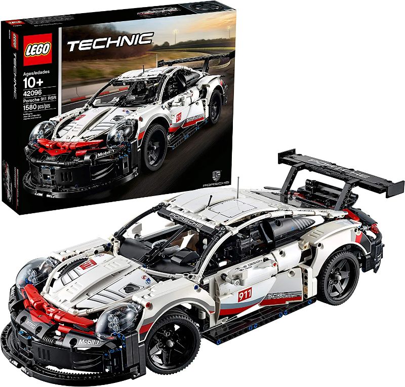 Photo 1 of LEGO Technic Porsche 911 RSR 42096 Building Toy Set for Kids, Boys, and Girls Ages 10+ (1,580 Pieces)
opened