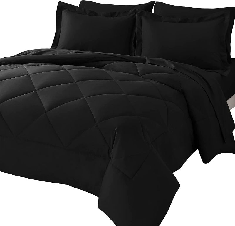 Photo 1 of 90x90 inch black comforter 