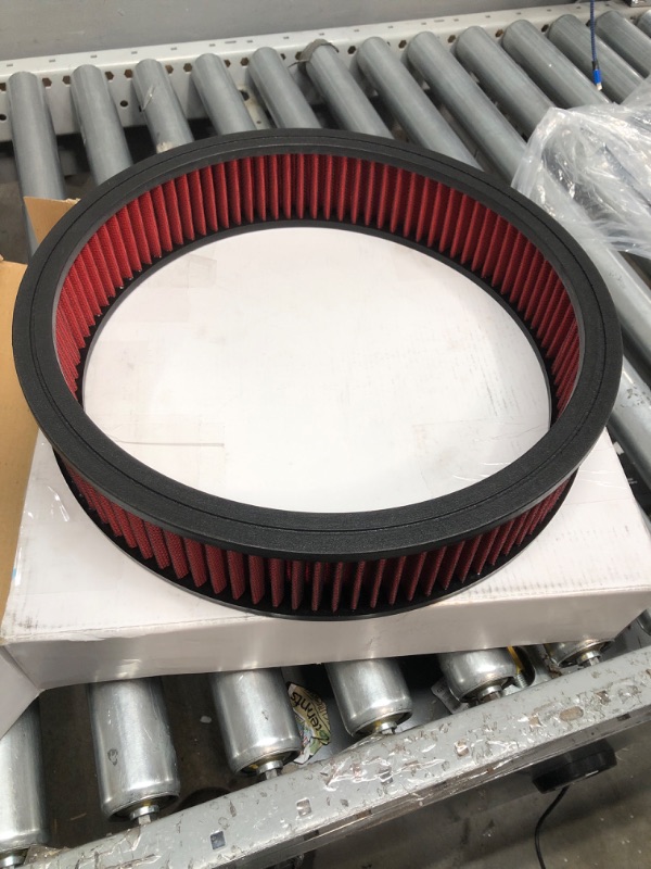 Photo 2 of Edelbrock 43666 Air Cleaner Element, Red