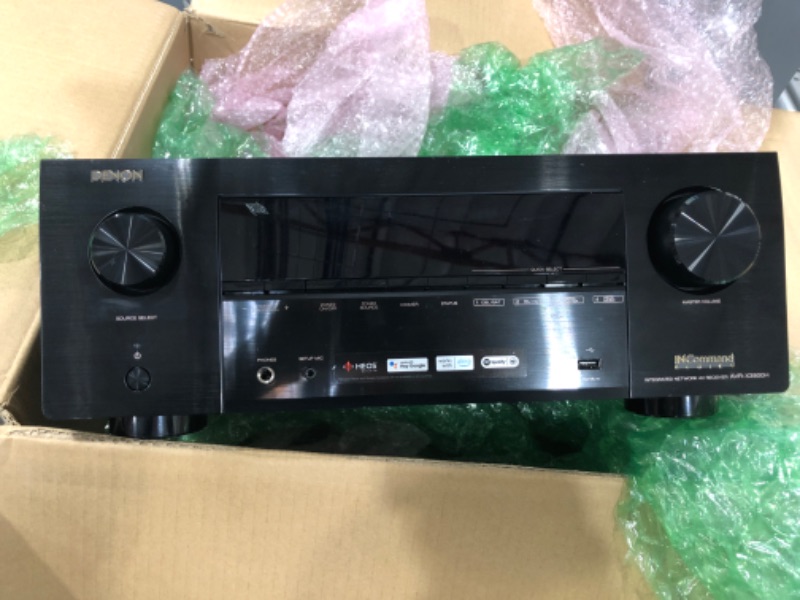 Photo 2 of (PARTS ONLY)
Denon AVR-X3800H 9.4-Ch Receiver (2022 Model) - 8K UHD Home Theater AVR (105W X 9) Built-in Bluetooth, Wi-Fi & HEOS Multi-Room Streaming, Dolby Atmos, DTS:X, IMAX Enhanced & Auro 3D