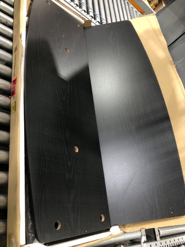 Photo 1 of ***PARTS ONLY*** Furinno 15113BKW Jaya Large Entertainment Center Hold Up to 50" TV