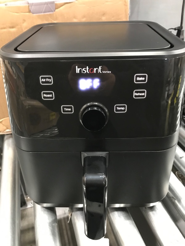 Photo 3 of Instant Vortex 5.7QT Air Fryer Oven Combo, From the Makers of Instant Pot, Customizable Smart Cooking Programs, Digital Touchscreen, Nonstick and Dishwasher-Safe Basket, App with over 100 Recipes 5.7QT Vortex