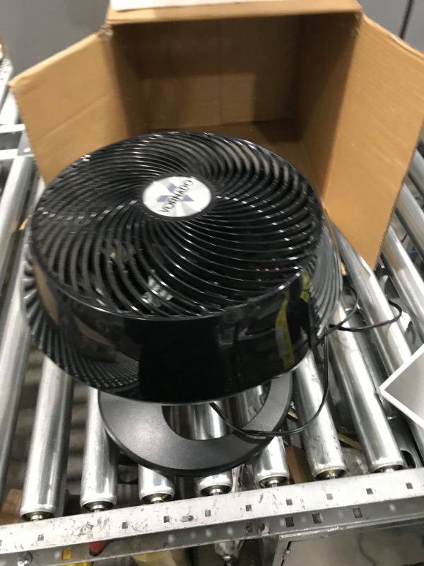 Photo 2 of Vornado 660 Large Whole Room Air Circulator Fan with 4 Speeds and 90-Degree Tilt, 660-Large, Black Black 660 - Large Fan