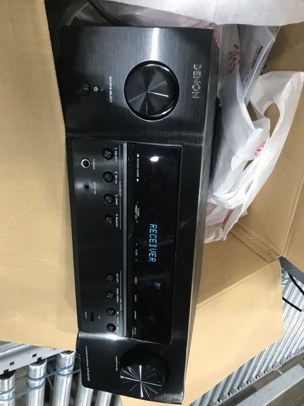 Photo 2 of Denon AVR-S570BT (2022 Model) 5.2 Channel AV Receiver - 8K Ultra HD Audio & Video, Enhanced Gaming Experience, Wireless Streaming via Built-in Bluetooth, (4) 8K HDMI Inputs, Supports eARC