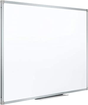 Photo 1 of Mead Whiteboard, White Board, Dry Erase Board, 3' x 2', Silver Aluminum Frame (85356)
