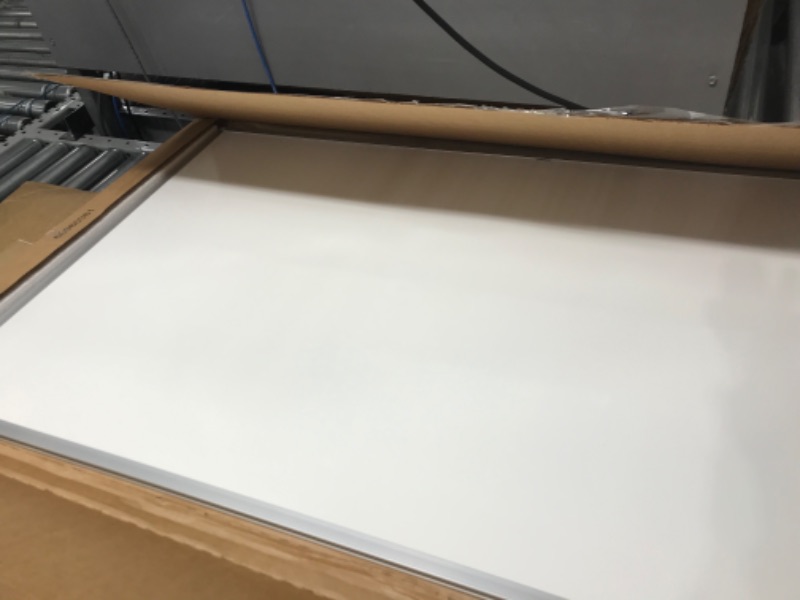 Photo 2 of Mead Whiteboard, White Board, Dry Erase Board, 3' x 2', Silver Aluminum Frame (85356)
