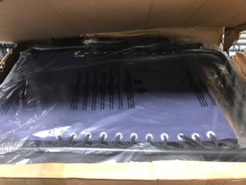 Photo 1 of Amazon Basics Textilene Outdoor Adjustable Zero Gravity Folding Reclining Lounge Chair with Side table and Pillow - Pack of 2, Blue
