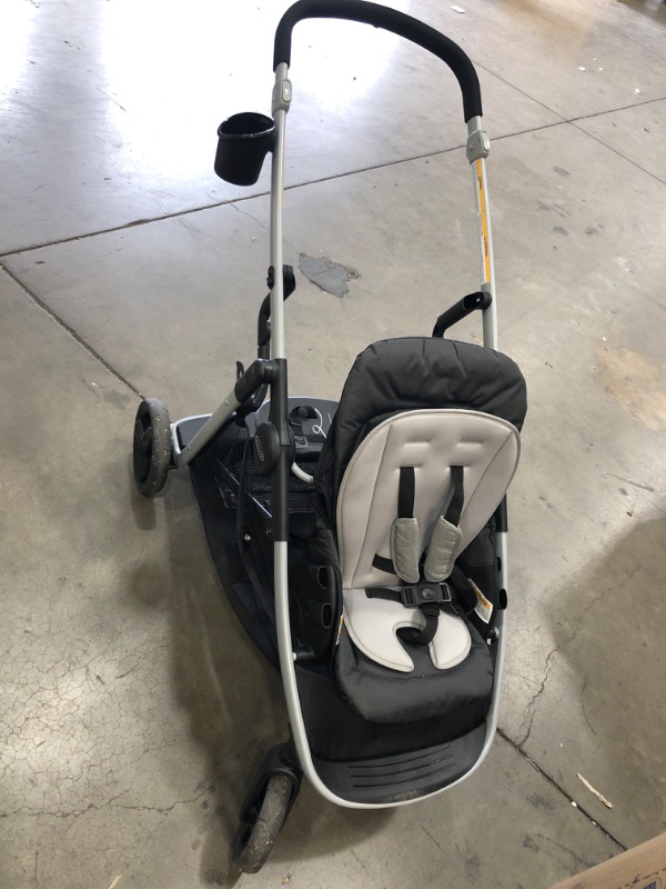 Photo 3 of **USED*** Graco Ready2Grow LX 2.0 Double Stroller Features Bench Seat and Standing Platform Options, Clark "w/ Added Body Support Cushion" Clark