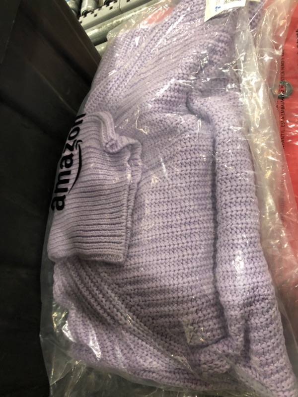Photo 1 of Goodthreads Women's Cotton Shaker Stitch Turtleneck Sweater
size Medium