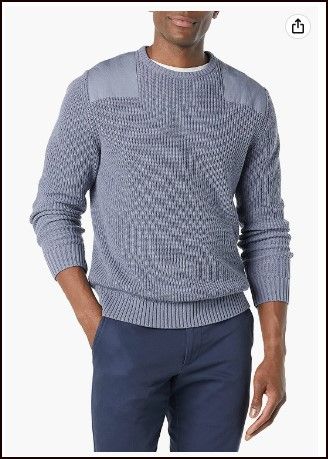 Photo 1 of Goodthreads Men's Soft Cotton Military Sweater