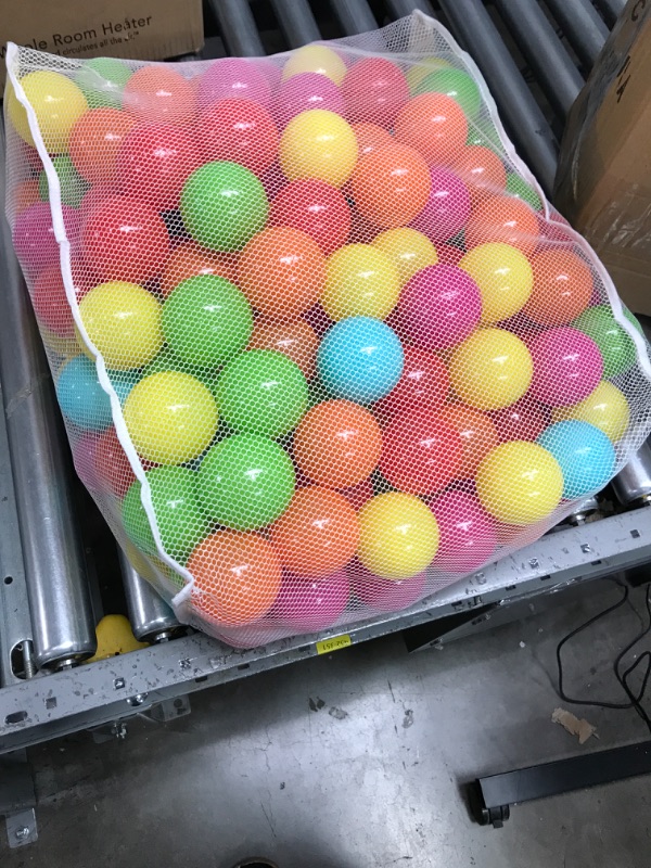 Photo 1 of BalanceFrom 2.3-Inch Phthalate Free BPA Free Non-Toxic Crush Proof Play Balls Pit Balls- 6 Bright Colors in Reusable and Durable Storage Mesh Bag with Zipper 200-Count