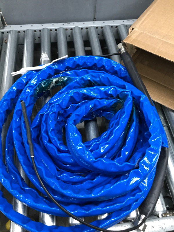 Photo 3 of *****burn mark on hose*****
Camco Heated Drinking Water Hose, - 20° F, 50-Foot, 5/8-Inch ID (22912-A) 50' Cold Weather (Freeze Protection to - 20?F) Frustration-Free Packaging