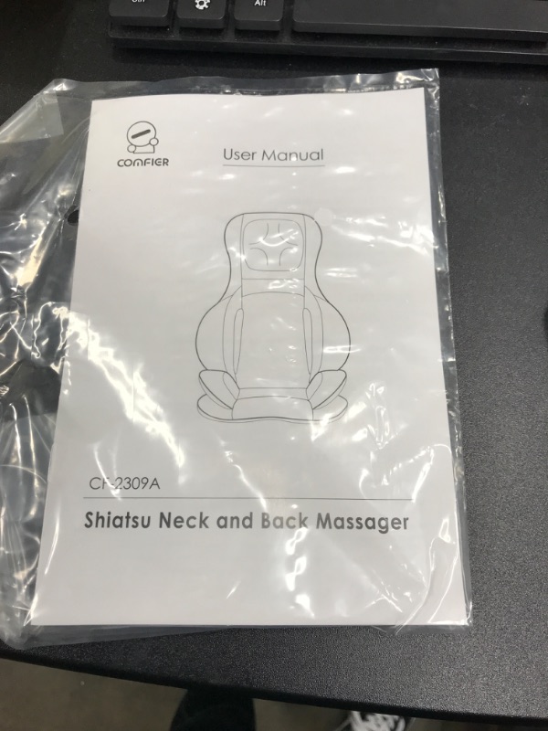 Photo 3 of (tested) Comfier Neck and Back Massager with Heat- Shiatsu Massage Chair Pad Portable with Compress & Rolling,Kneading Chair Massager for Full Back,Neck & Shoulder, Full Body
