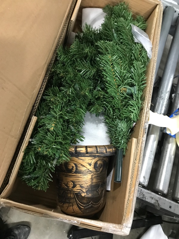 Photo 1 of **SEE NOTE** National Tree Company Pre-lit Artificial Tree for Entrances and Christmas