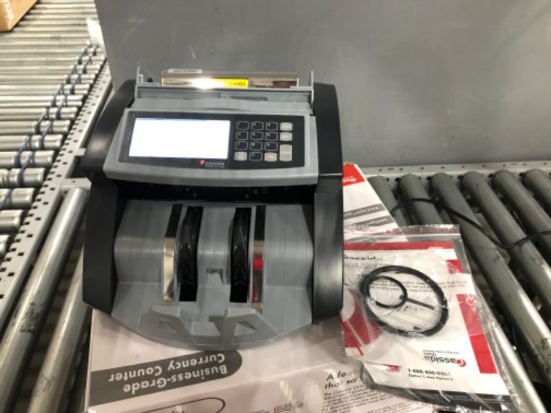 Photo 2 of Cassida 5520 UV/MG - USA Money Counter with ValuCount, UV/MG/IR Counterfeit Detection, Add and Batch Modes - Large LCD Display & Fast Counting Speed 1,300 Notes/Minute UV/MG Counterfeit Detection Detection