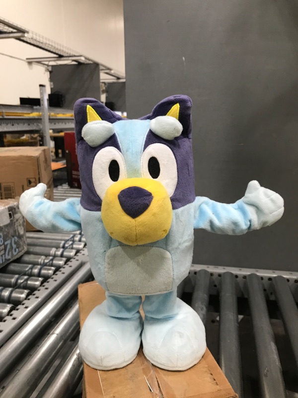 Photo 2 of Bluey Dance and Play 14" Animated Plush | Over 55 Phrases and Songs, Multicolor