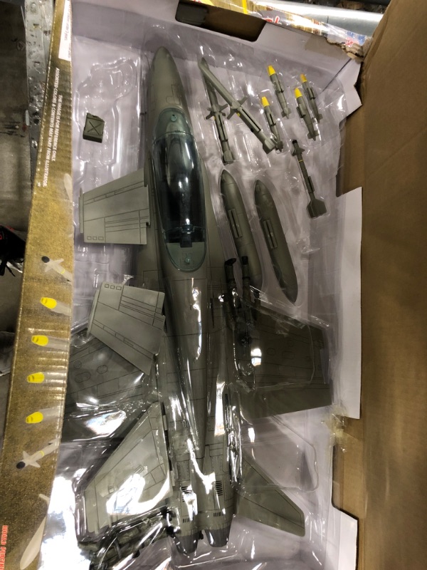 Photo 2 of Click N’ Play Military Air Force F/A 18 Super Hornet Fighter Jet, 16 Piece Play Set with Accessories - Army Action Figures, Missiles, and More, Toy Jets for Boys 6+