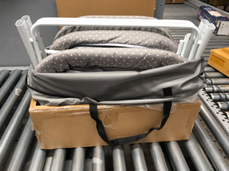 Photo 2 of Dream On Me Traveler Portable Bassinet In Grey, Lightweight And Breathable Mesh Design, Easy To Clean And Fold Baby Bassinet - Carry Bag Included
