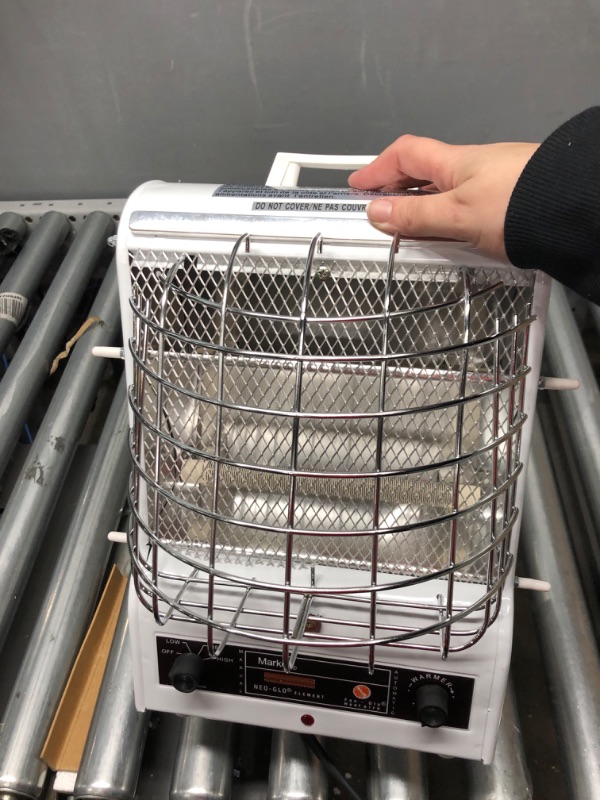 Photo 2 of ***PARTS ONLY DOES NOT POWER ON*** TPI Corporation 198TMC Fan Forced Portable Heater – Radiant, 1500/900/600W, 120V, Winter Heating Equipment. Heating Devices Floor, Quartz & Fan-Forced Heater