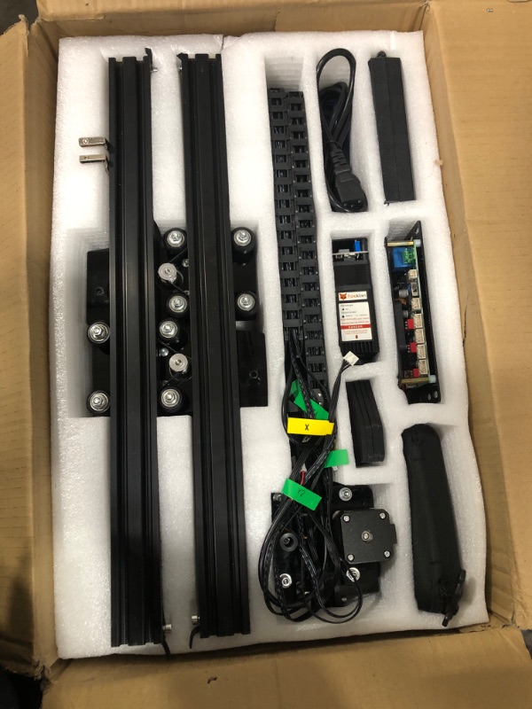 Photo 1 of FoxAlien Reizer 20W Desktop Laser Engraver, Compressed Spot 32-bit Laser Engraving Cutter Machine for Wood MDF Ceramic, Acrylic, Metal (15.75x15.75 inches Large Work Area)
