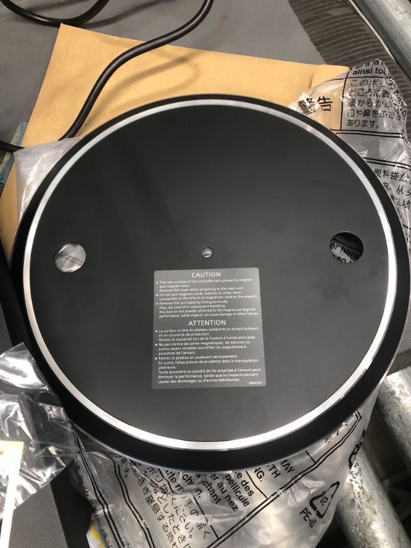 Photo 3 of ***PARTS ONLY***DAMAGED*** 
Technics Turntable, Premium Class HiFi Record Player with Coreless Direct, Stable Playback, Audiophile-Grade Cartridge and Auto-Lift Tonearm, Dustcover Included – SL-100C, Black (SL-100C-K) 