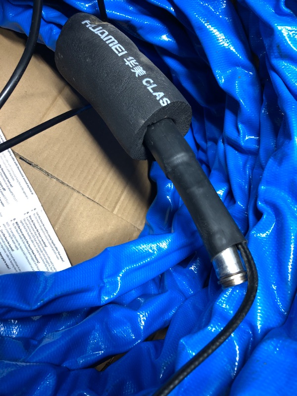 View 3 of opened
unable to test 
INMUA Heated Drinking Water Hose for RV,50FT Heated Water Hose with Abrasion-Resistant Cover,Withstand Temperatures Down to -40°F, Ideal for RV, Camper,Truck