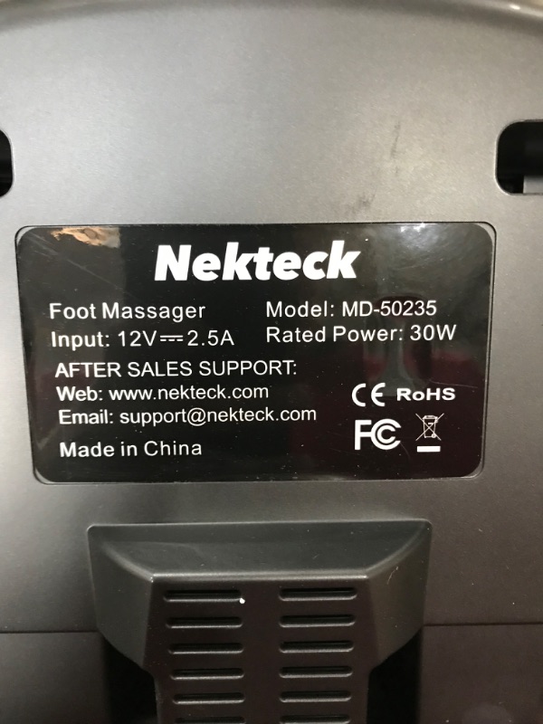 Photo 2 of Nekteck Foot Massager Machine with Heat, Shiatsu Deep Kneading with Muti-Settings, Handle Design, Delivers Relief for Tired Muscles and Plantar Fasciitis, Relax for Home and Office, Fits up to Size 12
