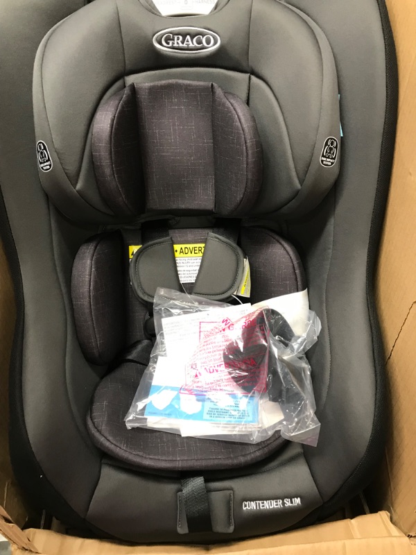 Photo 1 of Graco Contender Slim Convertible Car Seat, West Point