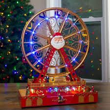 Photo 1 of 20" LED lighted Christmas Big Spinning Ferris Wheel With Holiday Music
