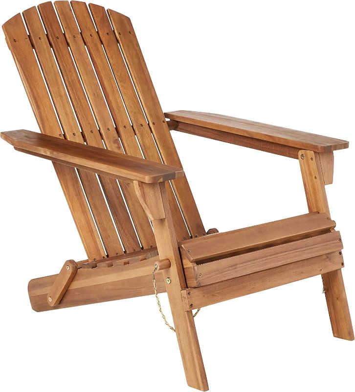 Photo 1 of 
Amazon Aware Acacia Wood Outdoor Folding Adirondack Chair, Natural Finish
Size:Natural Stained
Color:Chair