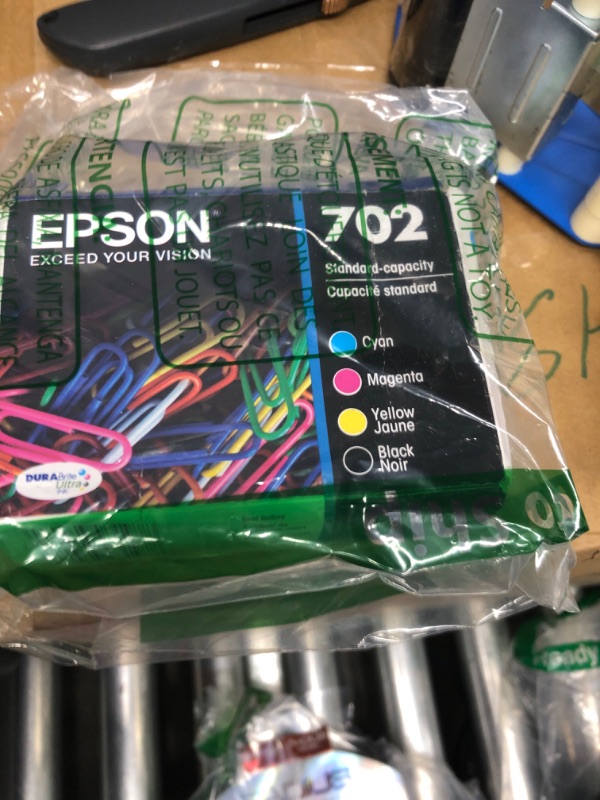 Photo 2 of EPSON T702 DURABrite Ultra -Ink Standard Capacity Black & Color -Cartridge Combo Pack (T702120-BCS) for select Epson WorkForce Pro Printers