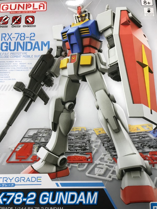 Photo 2 of Bandai Hobby - Mobile Suit Gundam - 1/144 RX-78-2 Gundam, Bandai Spirits Entry Grade