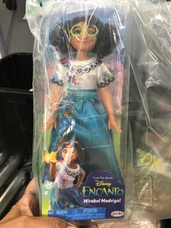 Photo 2 of Disney Encanto Mirabel Fashion Doll with Dress, Shoes & Glasses