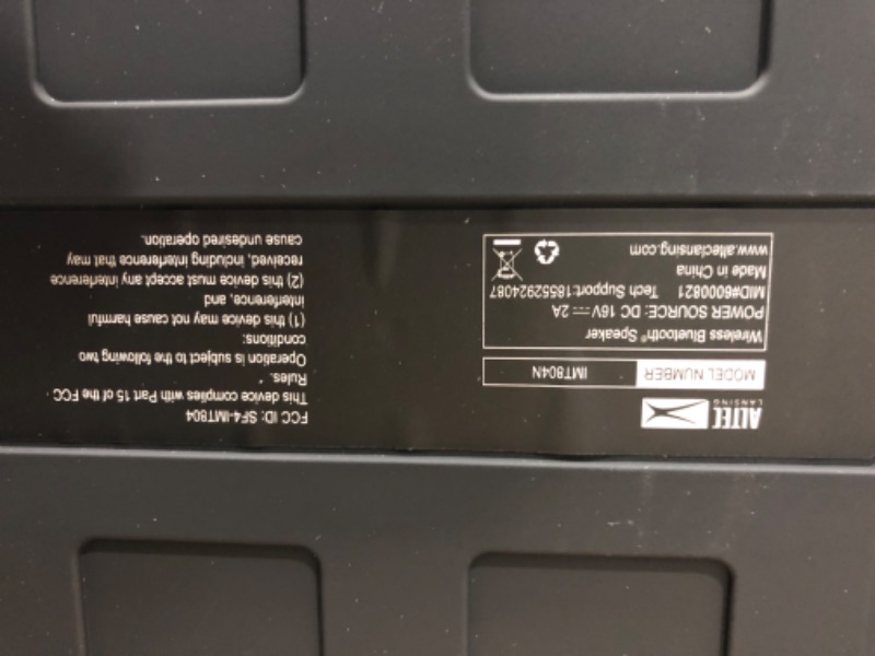 Photo 4 of Altec Lansing Sonic Boom - Waterproof Bluetooth Speaker with Phone Charger, IP67 Outdoor Speaker, 3 USB Charging Ports, 50 Foot Range & 20 Hours Battery Life