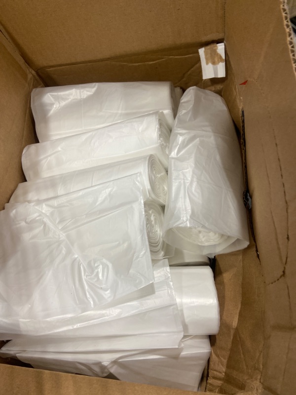 Photo 1 of 33 X 40" CLEAR TRASH BAGS : 33 GALLONS 