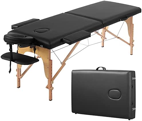 Photo 1 of 2 section portable massage table