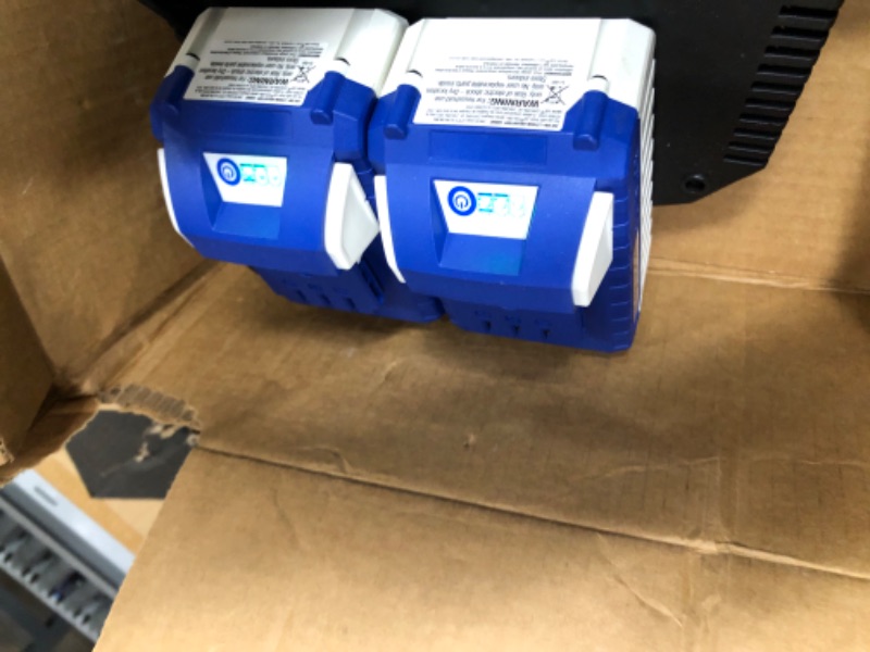 Photo 1 of **PARTS ONLY**
Snow Joe 24V-X2-SB15 Cordless Snow Blower, 750-Watt Brushless Motor, Clears 441-Pounds of Snow / Minute, 6-Inch Snow Depth, Kit w/ (2 x 4.0-Ah Batteries + Charger) 15-Inch Snow Blower Kit, w/ 4-Ah Batteries Blower Kit