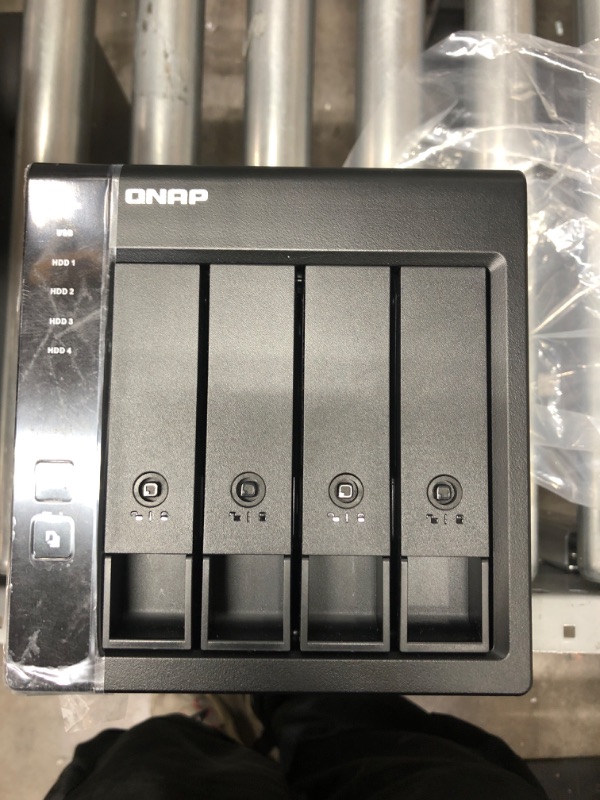 Photo 3 of QNAP 4 Bay DAS (USB Type-C) with 12TB Storage Capacity, Preconfigured RAID 5 Seagate IronWolf HDD Bundle (TR-004-44R-US) 4-bay DAS+ 4TB Seagate Drives