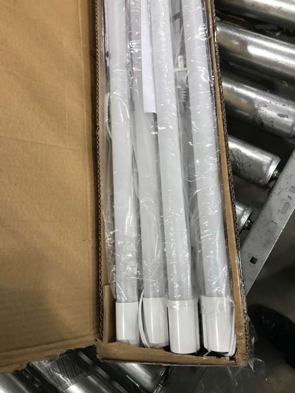 Photo 1 of 4 Pack 4FT Linkable LED Shop Light, Utility Shop Light Fixture, 4400lm, 42W [250W Equivalent], 5000K Daylight White Shop Lights for Garage,Hanging or Surface Mount, W/ Power Cord, ETL
