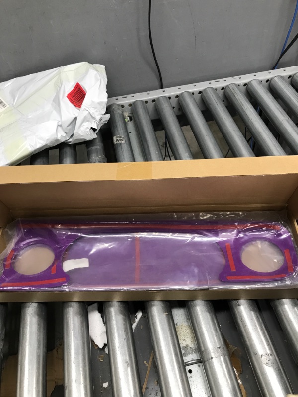 Photo 3 of Bzsunway ABS Center Console Panel Dashboard Cover+AWD Panel+Cup Holder Panel Kit  for 2018-2021  Jeep Wrangler JL Jeep Gladiator JT 2020 (Purple)