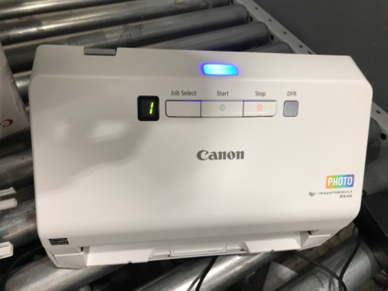 Photo 2 of Canon imageFORMULA RS40 Photo and Document Scanner, with Auto Document Feeder | Windows and Mac | Scans Photos - Vibrant Color - USB Interface - 1200 DPI - High Speed - Easy Setup