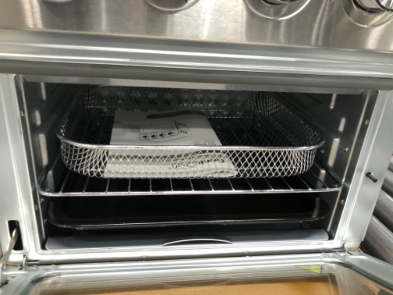 Photo 2 of *UNFUNCTIONAL**- Geek Chef Air Fryer, 6 Slice 24.5QT Air Fryer Toaster Oven Combo, Air Fryer Oven, , Roast, Bake, Broil, Reheat, Fry Oil-Free, Extra Large Convection Countertop Oven, Accessories Included, Stainless Steel, ETL Listed, 1700W

