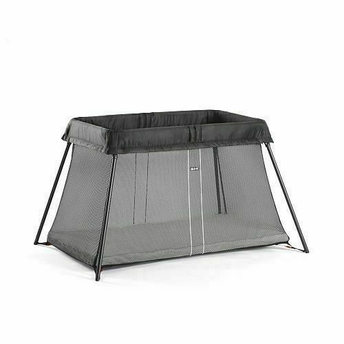 Photo 1 of ***USED***WHITE PAD NEEDS TO BE CLEANED***
BabyBjörn 040280US Travel Crib Light - Black
