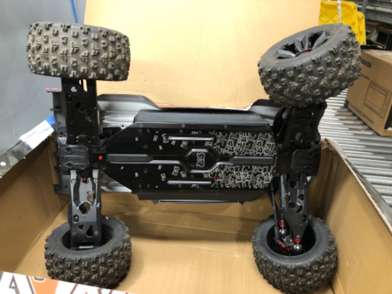 Photo 4 of **PARTS ONLY**
 ARRMA RC Truck 1/5 KRATON 4X4 8S BLX Brushless Speed Monster Truck RTR, Orange, ARA110002T2