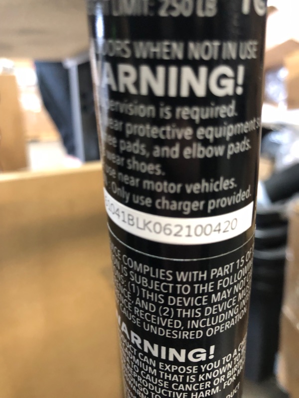 Photo 7 of Jetson Bolt Adult Folding Electric Ride On, Foot Pegs, Easy-Folding, Built-in Carrying Handle, Lightweight Frame, LED Headlight, Twist Throttle, Cruise Control, Rechargeable Battery 12 Inch Bolt