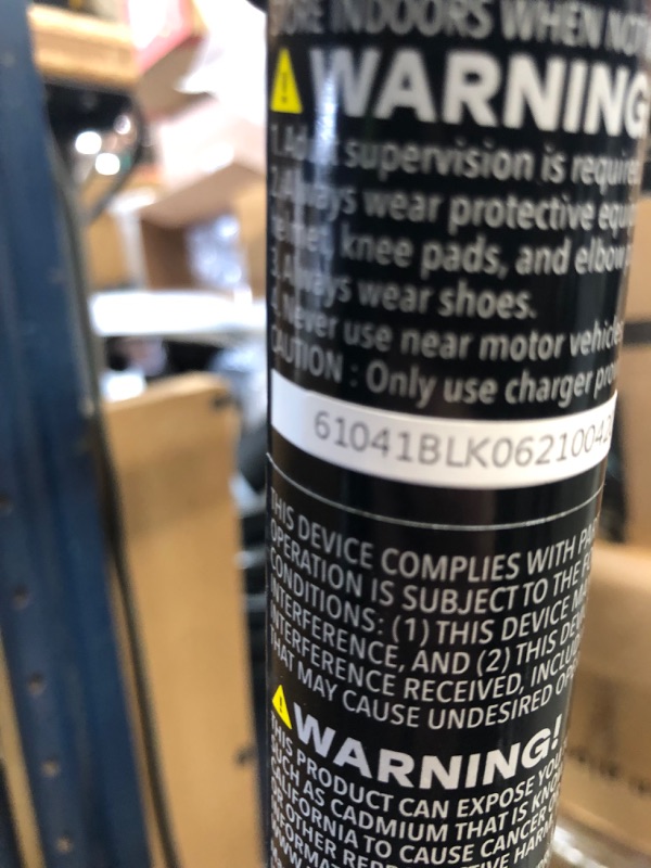 Photo 8 of Jetson Bolt Adult Folding Electric Ride On, Foot Pegs, Easy-Folding, Built-in Carrying Handle, Lightweight Frame, LED Headlight, Twist Throttle, Cruise Control, Rechargeable Battery 12 Inch Bolt