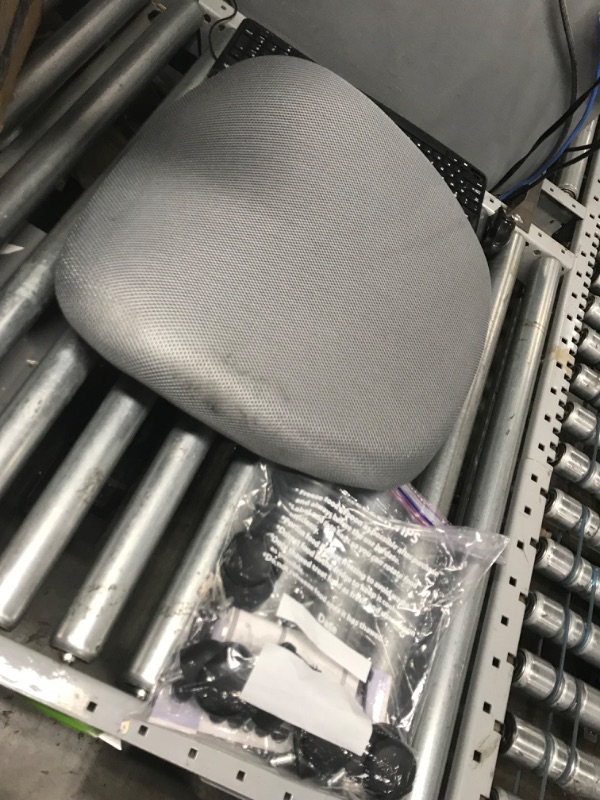 Photo 1 of Flash Furniture Kelista Mid-Back Dark Gray Mesh Swivel Ergonomic Task Office Chair with Flip-Up Arms
