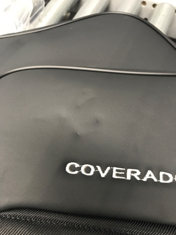 Photo 2 of ***Minor cosmetic damage/see last photo***Coverado Front Seat Covers, Waterproof Leatheratte Car Seat Protector 2 Pieces, Protective Seat Cushions Universal Fit Most Vehicles, Sedans, SUVs, Trucks and Vans, Black